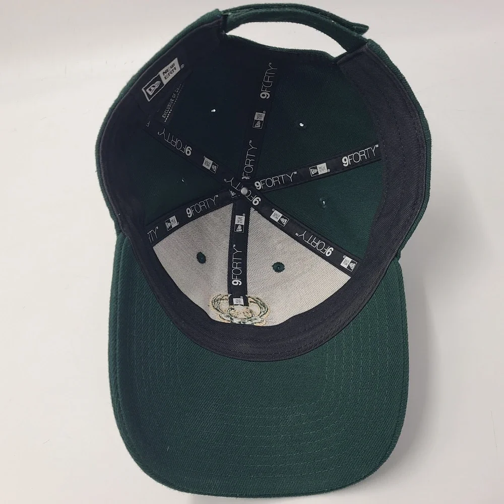 Milwaukee Bucks Hat Adjustable New‎ Era 9Forty Green NBA Basketball Casual Men